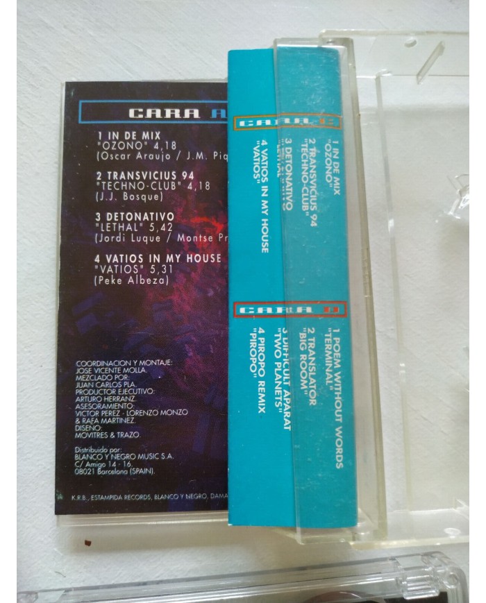 Realidad Virtual Megamix Dehlia Chasis Obssesion 1994 2 x Cinta Tape Cassette 2T