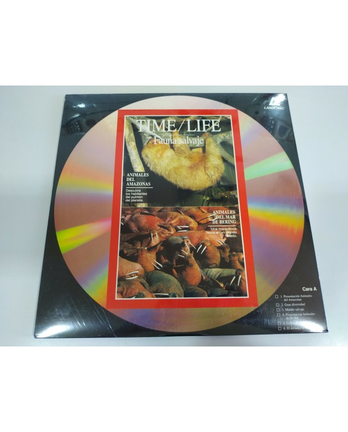Time Life Animales del Amazonas Mar Bering Rojo - LASERDISC LD - 2T