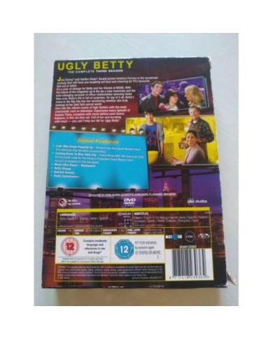 Ugly Betty Complete Third Season - 6 x DVD Espa?ol Ingles Italiano Region 2 3T