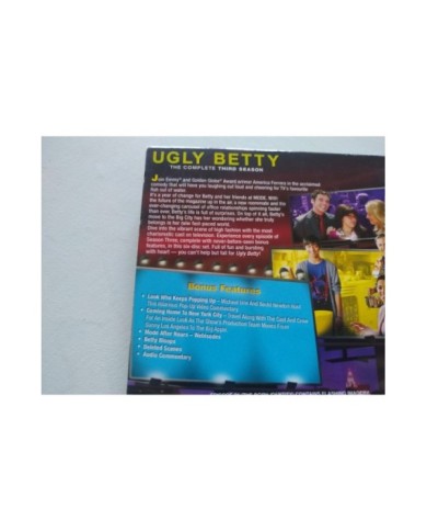 Ugly Betty Complete Third Season - 6 x DVD Espa?ol Ingles Italiano Region 2 3T