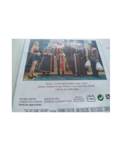 The Big Bang Theory Segunda Temporada 2 Completa - 4 x DVD Espa?ol Ingles 3T