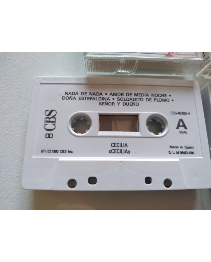 Cecilia 20 Grandes Canciones Un Ramito de Violetas 1990 2 x Cinta Tape Cassette