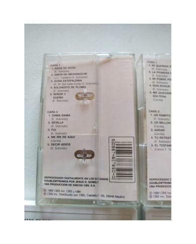 Cecilia 20 Grandes Canciones Un Ramito de Violetas 1990 2 x Cinta Tape Cassette