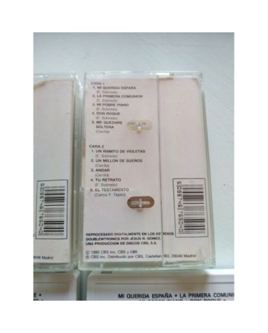 Cecilia 20 Grandes Canciones Un Ramito de Violetas 1990 2 x Cinta Tape Cassette