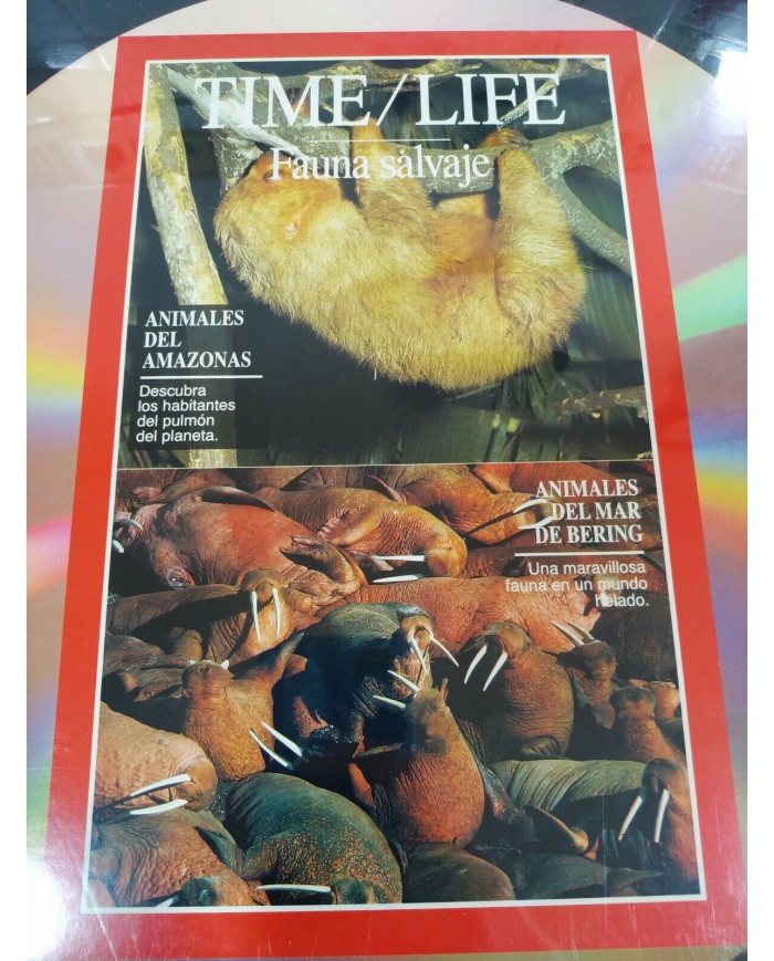 Time Life Animales del Amazonas Mar Bering Rojo - LASERDISC LD - 2T