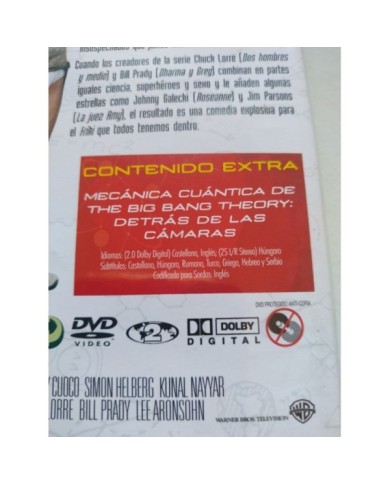 The Big Bang Theory Primera Temporada 1 Completa DVD Espa?ol Ingles Region 2 Am