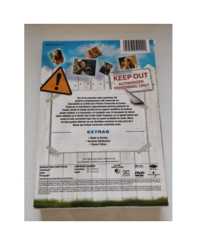 Eureka Primera Temporada 1 Completa - 4 x DVD Espa?ol Ingles Region 2 3T