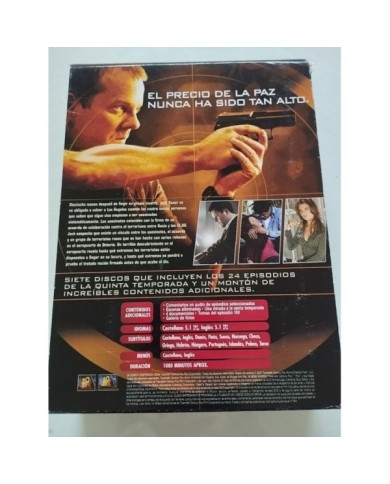 24 Quinta Temporada 5 Completa - 7 x DVD Espa?ol Ingles Region 2 - 3T