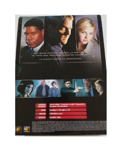 24 Segunda Temporada 2 Completa - 7 x DVD Espa?ol Ingles Region 2 - 3T