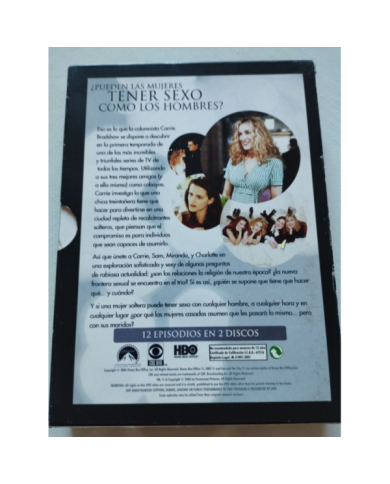 Sexo en Nueva York Temporada 1 Completa - 3 x DVD Espa?ol Ingles Region 2 Am
