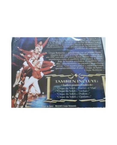 Cirque du Soleil Cirque Reinvente - DVD + Extras Region 2 V.O. Nueva