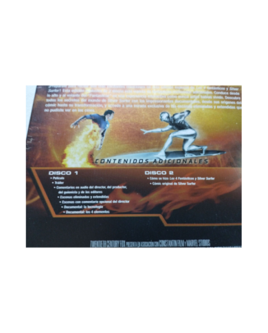 Los 4 Fantasticos y Silver Surfer Marvel Steelbook 2 x DVD Espa?ol Ingles Am Los 4 Fantasticos y Silver Surfer Marvel Steelbook 2 x DVD Espa?ol Ingles Am