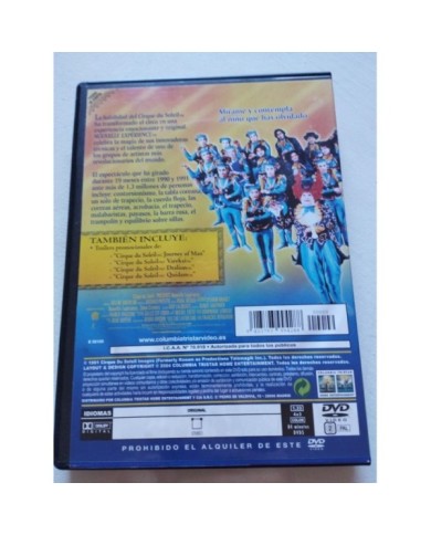 Cirque du Soleil Nouvelle Experience - DVD + Extras Region 2 V.O.