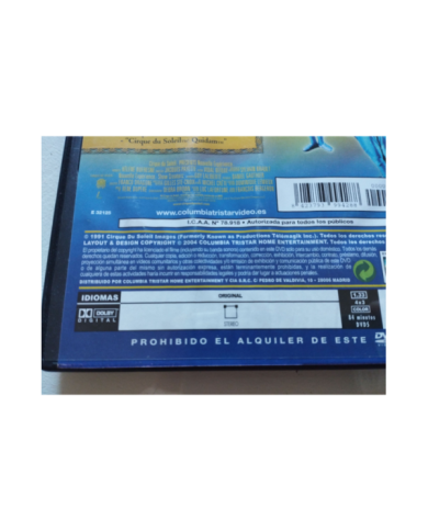 Cirque du Soleil Nouvelle Experience - DVD + Extras Region 2 V.O.