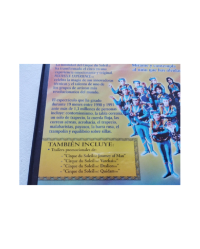 Cirque du Soleil Nouvelle Experience - DVD + Extras Region 2 V.O.