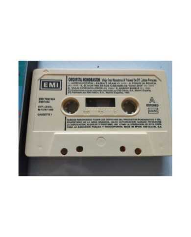 Orquesta Mondragon Viaje Con Nosotros 21 Exitos Feroces 1992 Cinta Tape Cassette