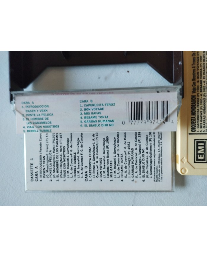 Orquesta Mondragon Viaje Con Nosotros 21 Exitos Feroces 1992 Cinta Tape Cassette