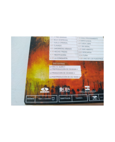CSI Miami Cuarta Temporada Completa 4.1-4.25 2007 - DVD Espa?ol Ingles Am
