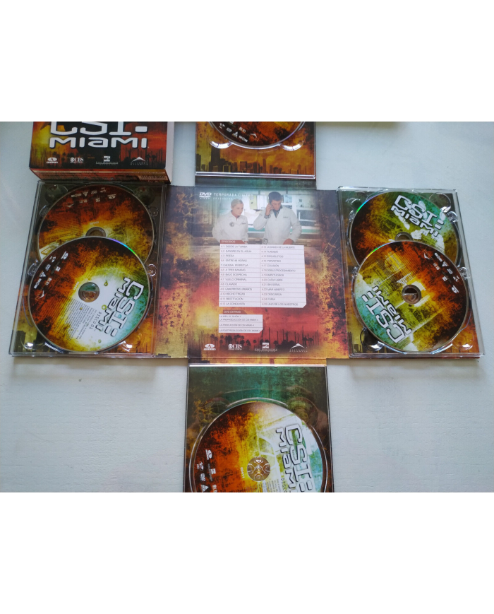 CSI Miami Cuarta Temporada Completa 4.1-4.25 2007 - DVD Espa?ol Ingles Am