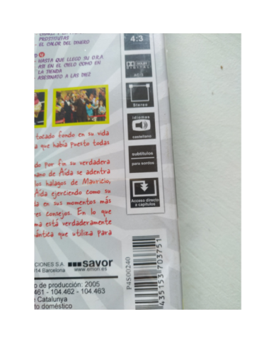 Aida Cuarta Temporada 4 Completa - DVD Espa?ol Region 2 Am