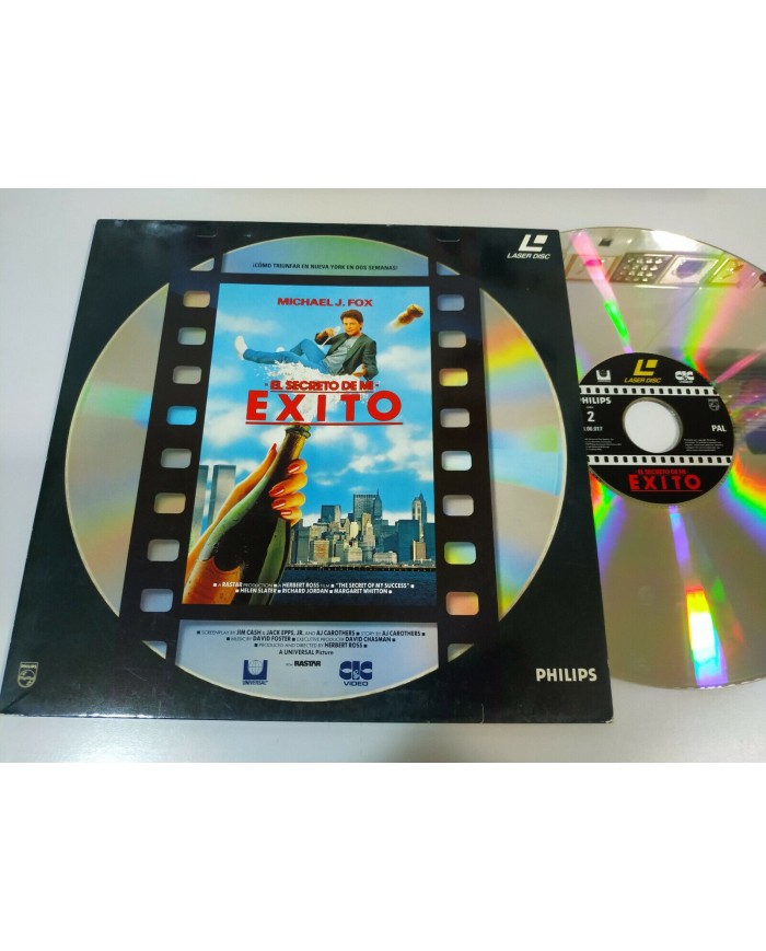 El Secreto del Exito Michael J Fox Herbert Ross - Laserdisc LD ESPA?OL