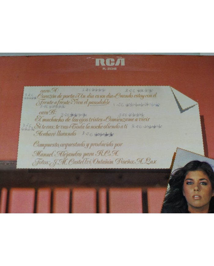 Jeanette Corazon de Poeta RCA 1981 PL-35348 - LP Vinilo 12" VG/VG Promocional