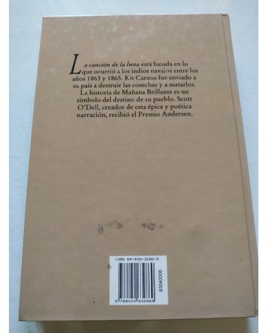 La Cancion de la Luna Scott O´Dell 1992 Zeta - LIBRO Español
