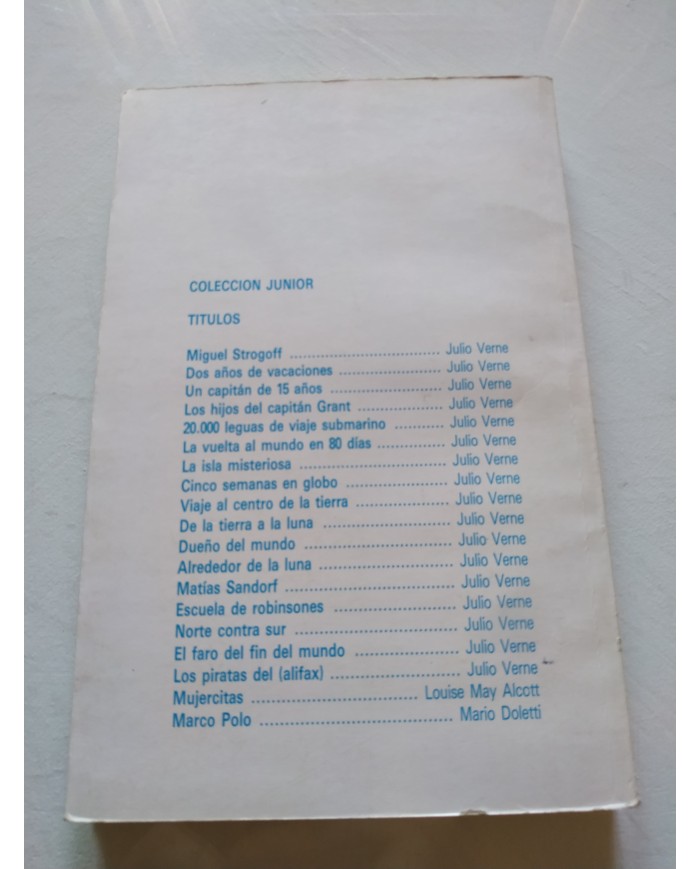 Dos Años de Vacaciones Julio Verne 1983 Vilmar - LIBRO Español