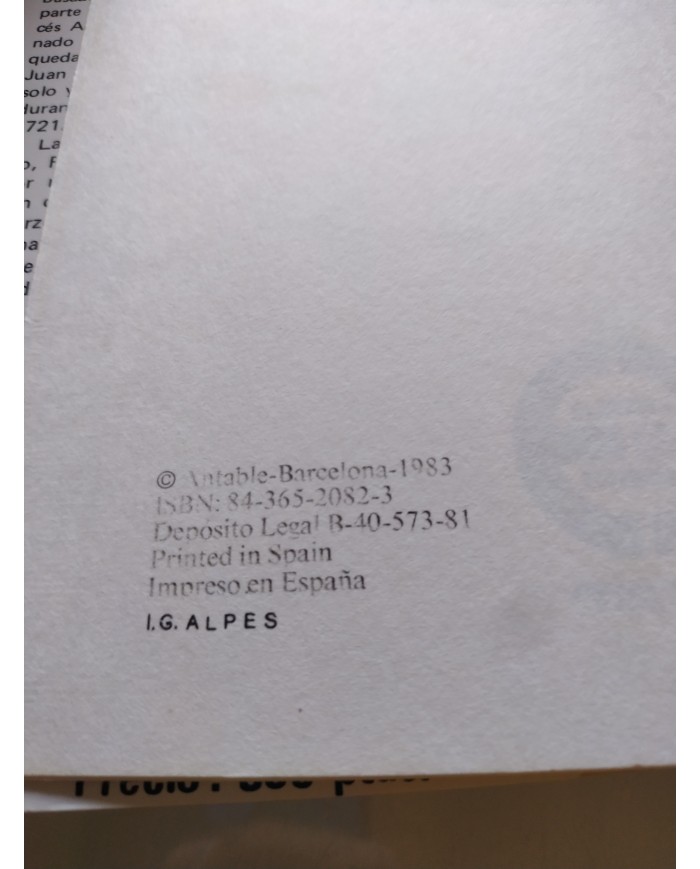 Robinson Crusoe Daniel Defoe 1981 Alpes - LIBRO Español