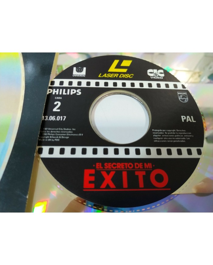El Secreto del Exito Michael J Fox Herbert Ross - Laserdisc LD ESPA?OL
