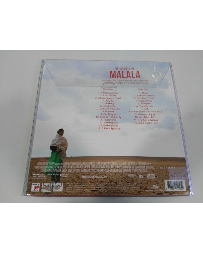 He Named Me Malala SOUNDTRACK LP 12" COLOURED PINK LIMITED 157/500 Vinilo 12" 4T