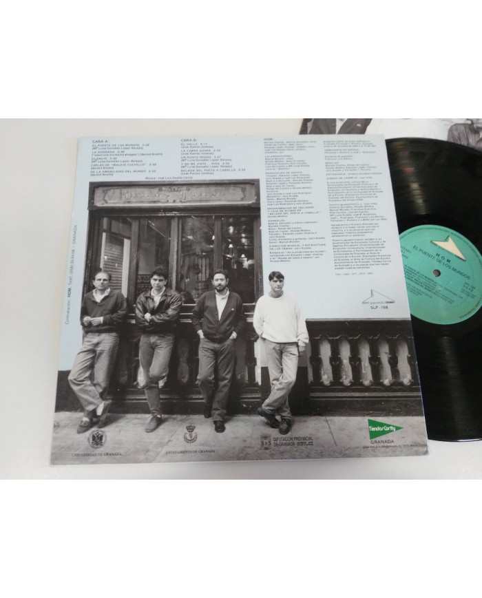 H.O.M. HOM EL PUENTE DE LOS MUNDOS LP VINYL VINILO VG/VG 1991 PACETTI - AG