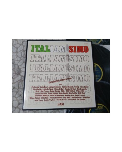 ITALIANISIMO RICCHI E POVERI WEA 1978 VG/VG CAJA CON 3 X LP 12" VINYL VINILO