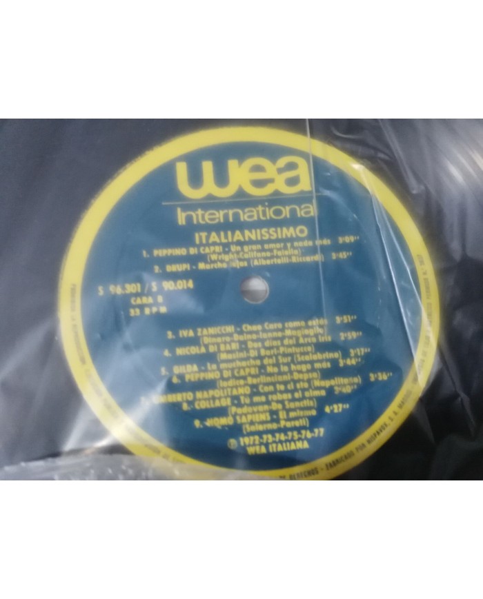 ITALIANISIMO RICCHI E POVERI WEA 1978 VG/VG CAJA CON 3 X LP 12" VINYL VINILO