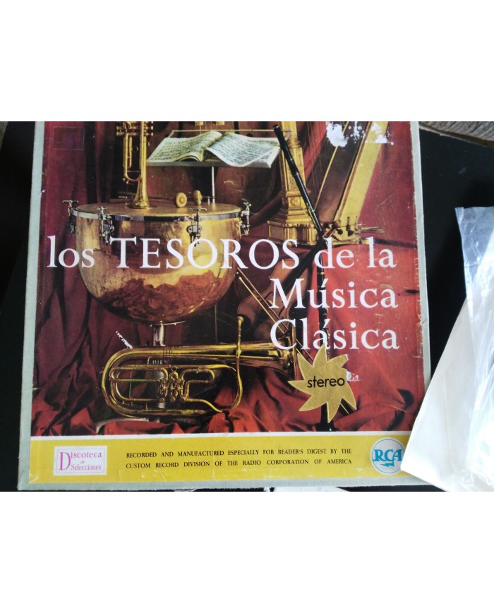 LOS TESOROS DE LA MUSICA CLASICA 8 X LP VINYL VINILO 12" RCA 1963 CHOPIN LISZT
