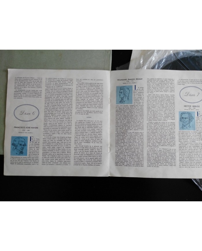 LOS TESOROS DE LA MUSICA CLASICA 8 X LP VINYL VINILO 12" RCA 1963 CHOPIN LISZT