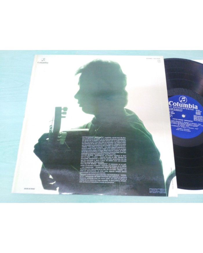 VICTOR MONGE SERRANITO - LP 12" VINILO VINYL 1976 VG/VG COLUMBIA SPAIN EDITION