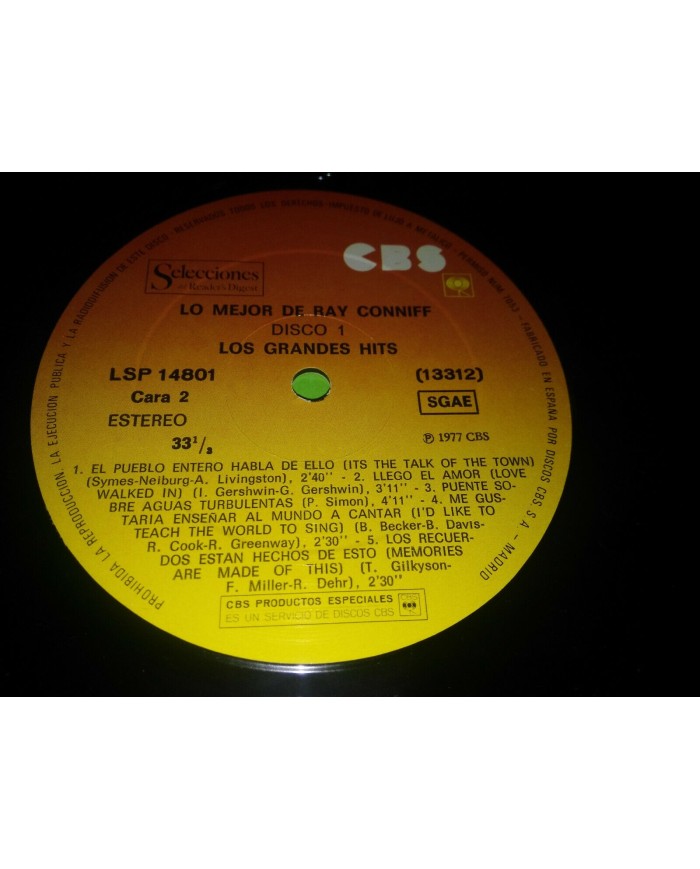 LO MEJOR DE RAY CONNIFF COLECCION 8 X LP - SPANISH EDITION LP 12" VINILO VG/VG