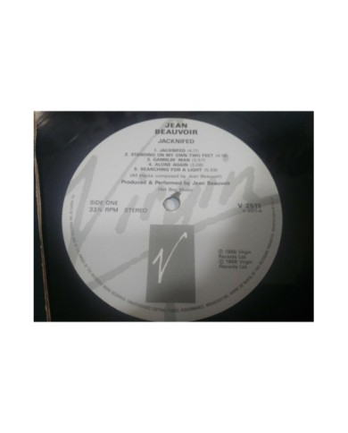 Jean Beauvoir Jacknifed Voodoo X 1988 UK Edition - LP 12" Vinilo VG/VG - 2T