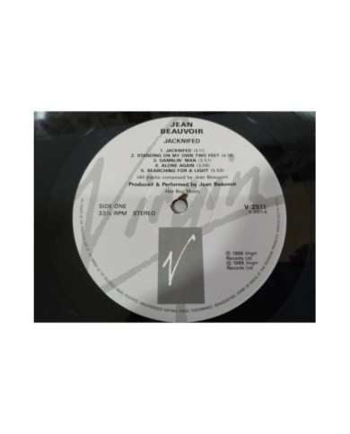 Jean Beauvoir Jacknifed Voodoo X 1988 UK Edition - LP 12" Vinilo VG/VG - 2T