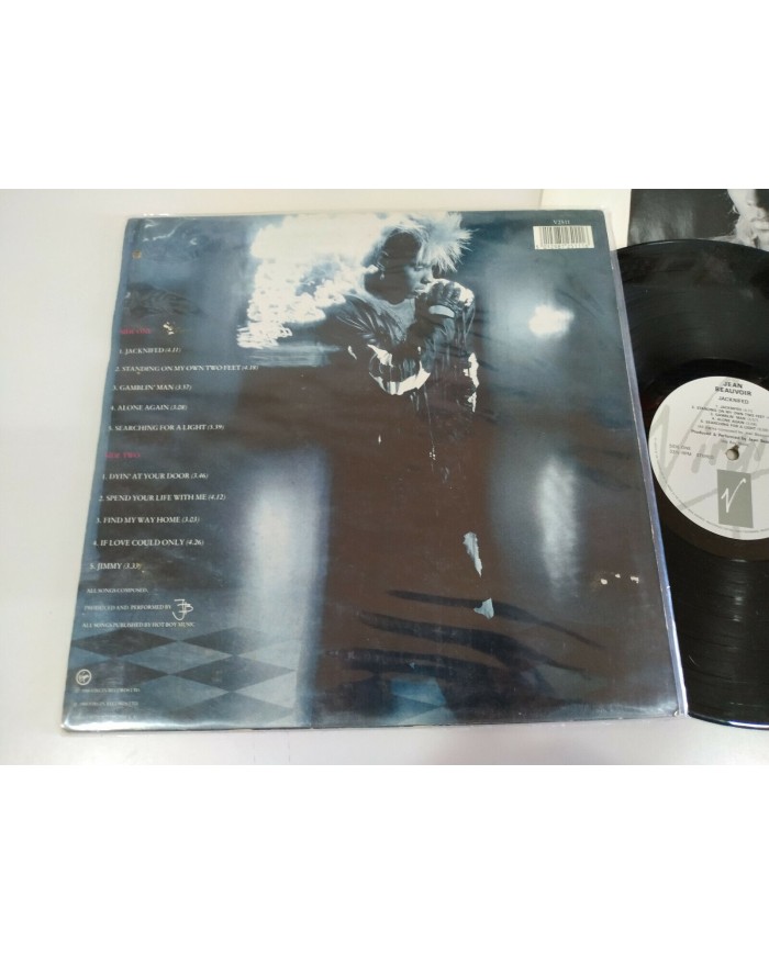 Jean Beauvoir Jacknifed Voodoo X 1988 UK Edition - LP 12" Vinilo VG/VG - 2T