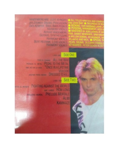 Adrian Vandenberg Alibi MEXICO Edition 1985 - LP Vinilo 12" VG/VG - 3T