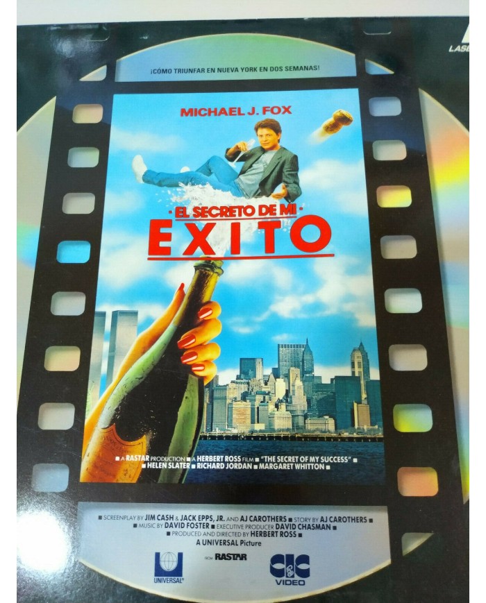 El Secreto del Exito Michael J Fox Herbert Ross - Laserdisc LD ESPA?OL