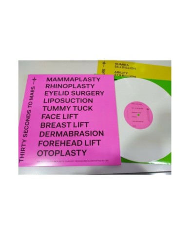 Thirty Seconds To Mars America Paises Bajos - LP Vinilo Blanco 12" Nuevo - 4T