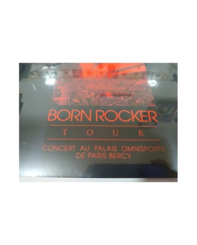 Johnny Hallyday Born Rocker Tour Omnisports Paris 3x LP Vinilo Rojo 12" NUEVO 4T