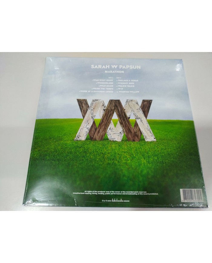 Sarah Papsun Marathon 2015 Dkoos Includes Mp3 Download - LP Vinilo 12" NUEVO 4T