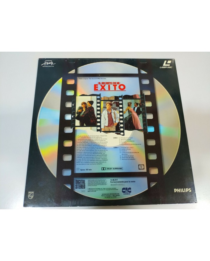 El Secreto del Exito Michael J Fox Herbert Ross - Laserdisc LD ESPA?OL