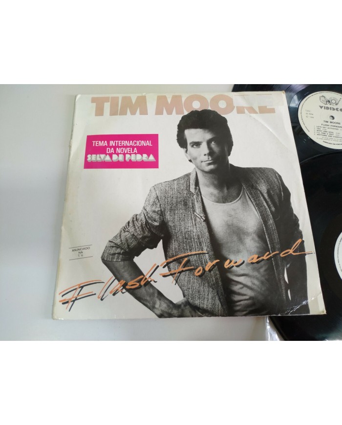 Tim Moore Flash Forward Portugal Ed 1988 Selva Pedra 2 x LP Vinilo 12" G+/VG 2T