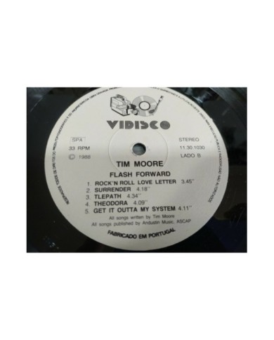 Tim Moore Flash Forward Portugal Ed 1988 Selva Pedra 2 x LP Vinilo 12" G+/VG 2T