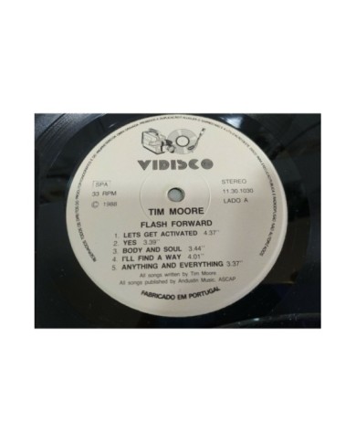 Tim Moore Flash Forward Portugal Ed 1988 Selva Pedra 2 x LP Vinilo 12" G+/VG 2T